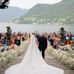 Matrimonio Patrick Cutrone - Matrimoni calciatori - Villa Pizzo lago di Como - Elena Renzi