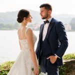 Matrimonio Patrick Cutrone - Matrimoni calciatori - Villa Pizzo lago di Como - Elena Renzi